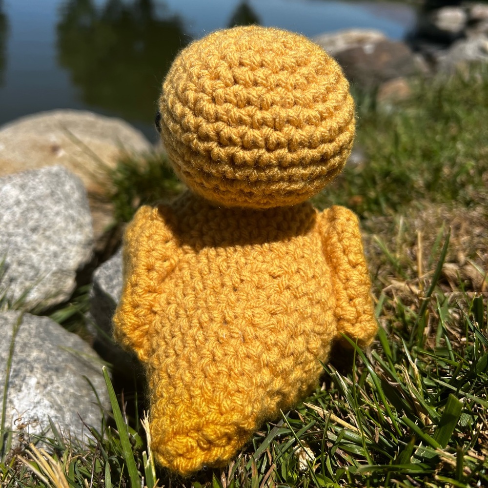 Hand Crocheted Yellow Duckie! - Picture 4 of 9